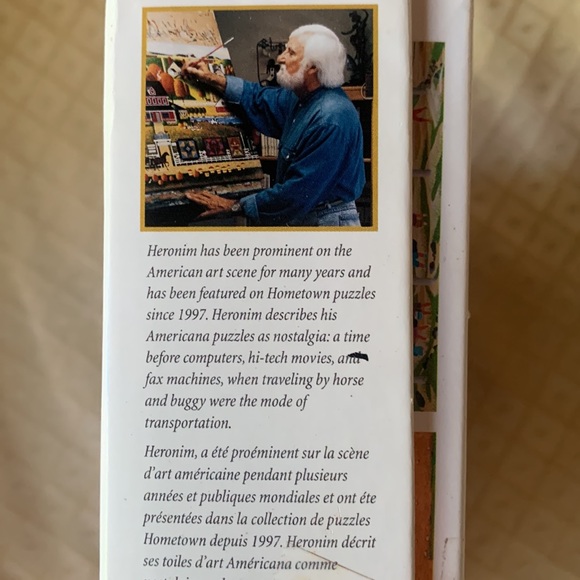 Folk art signed print puzzle - Picture 6 of 9